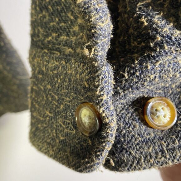 Orvis Southwest Aztec Button Outdoor Camp Shirt Large Blanket Shacket - Picture 4 of 14